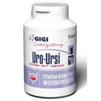Капсули GiGi Uro-Ursi Уро-Урсі для профілактики захворювань сечового міхура у собак та котів, 14 таб