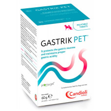 Таблетки Candioli Gastrik Pet Гастрік Пет при захворюваннях ШКТ у собак, кішок, 30 таб