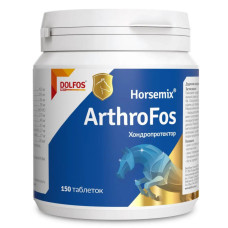 Таблетки Dolfos ArthroFos HorseMix АртроФос ХорсМікс для опорно-рухової системи коней, 150 таб
