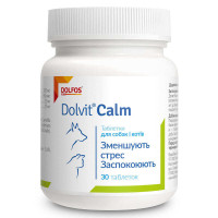 Таблетки Dolfos Dolvit Calm Долвіт Калм заспокійливі для собак і котів, 30 таб