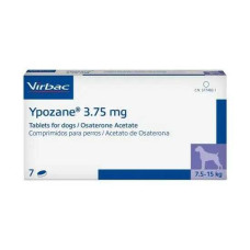Таблетки Virbac Ypozane Іпозан М для лікування передміхурової залози, для собак вагою 7,5-15 кг, 7 таб/3,75 мг