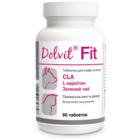 Таблетки Dolfos Dolvit Fit Долвит Фит для кошек и собак с избыточным весом, 90 таб