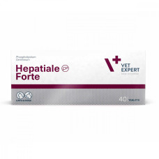 Таблетки VetExpert Hepatiale Forte Гепатіале Форте для захисту та підтримки печінки у собак і котів, 40 таб