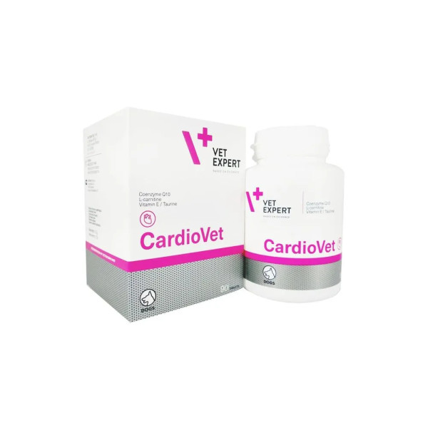 Таблетки VetExpert CardioVet Кардіо Вет для підтримки функції серця у собак, 90 таб