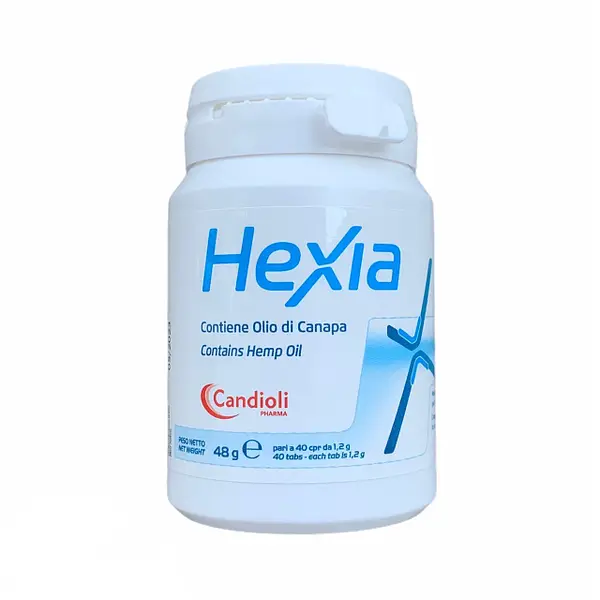 Таблетки Candioli Hexia Гексія знеболювальні для собак та котів, 40 таб