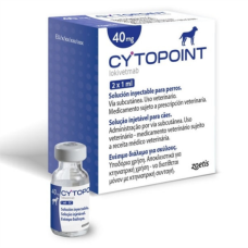 Розчин для ін'єкцій Zoetis Cytopoint Цитопоінт 40 мг при алегрічному/атопічному дерматиті у собак, 2 флакони