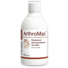 Сироп Dolfos ArthroMax АртроМакс для суглобів із глюкозаміном і хондроітином для собак і котів, 500 мл