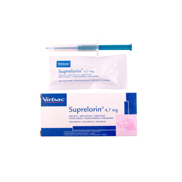 Імплантат Virbac Suprelorin Супрелорин протизаплідний засіб для собак, котів та тхорів, 2 х 4,7 мг